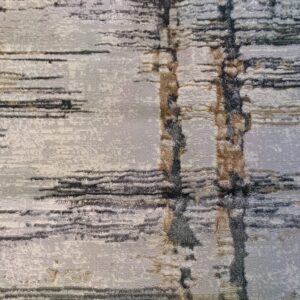 Misty Horizon Duel-View Rug - Neutral Tones with Soft Linear Flow