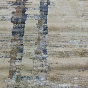 Desert Sand Mirage Duel-View Rug - Beige Base with Subtle Shiny Strokes