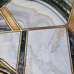 Marble Veins - Luxe Patterned Rug