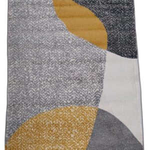 Modern Geometric Rug – luxury with the Montpellier's Woven Carpet in Natural