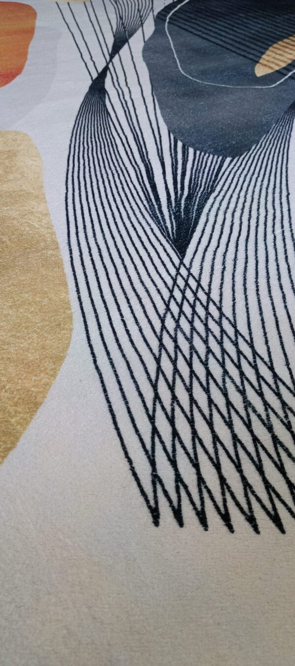 Wavescape - Abstract Rug in Ocean Tones - Image 4
