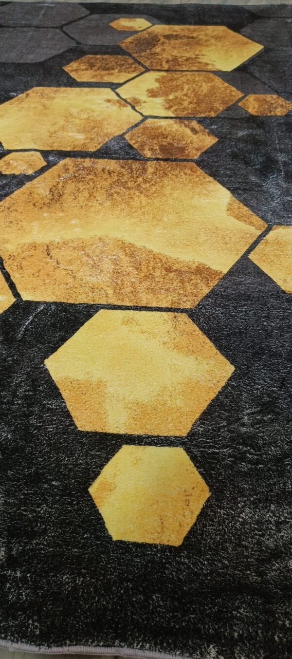 Golden Hive - Hexagonal Rug Design - Image 7