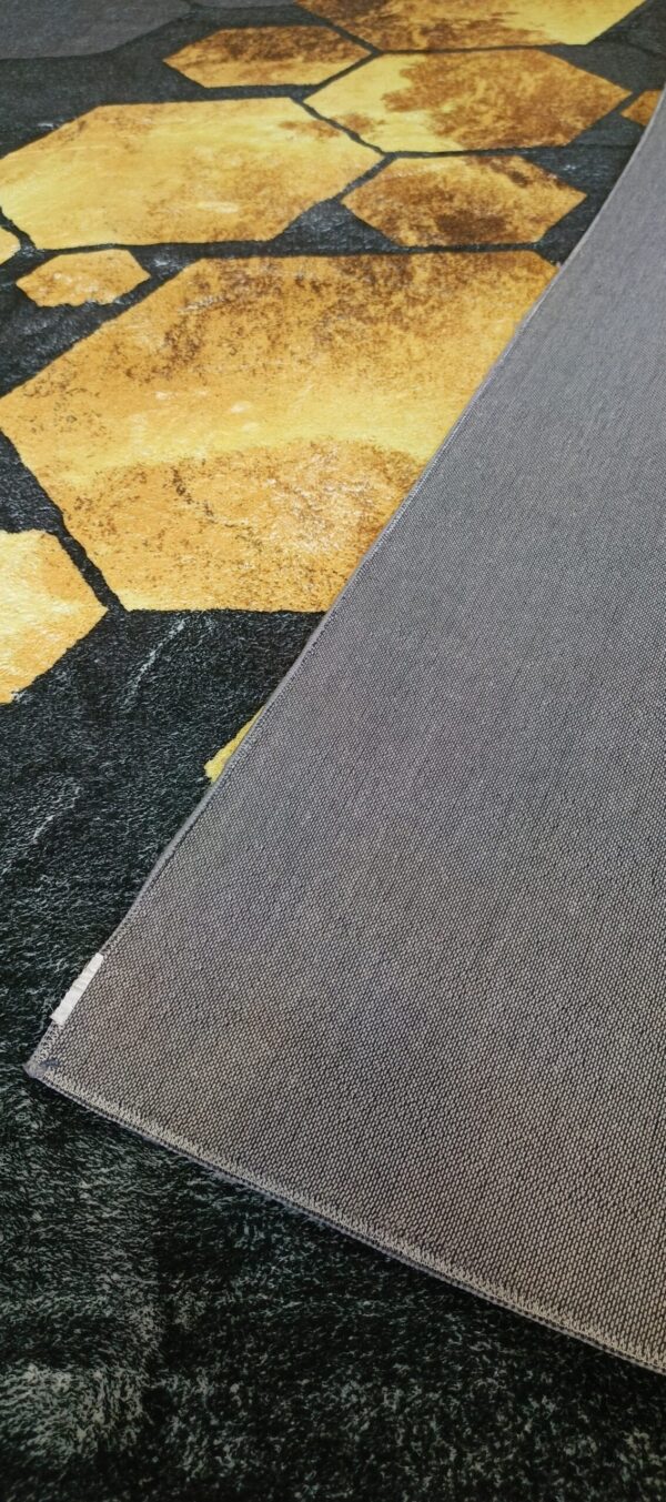 Golden Hive - Hexagonal Rug Design - Image 9