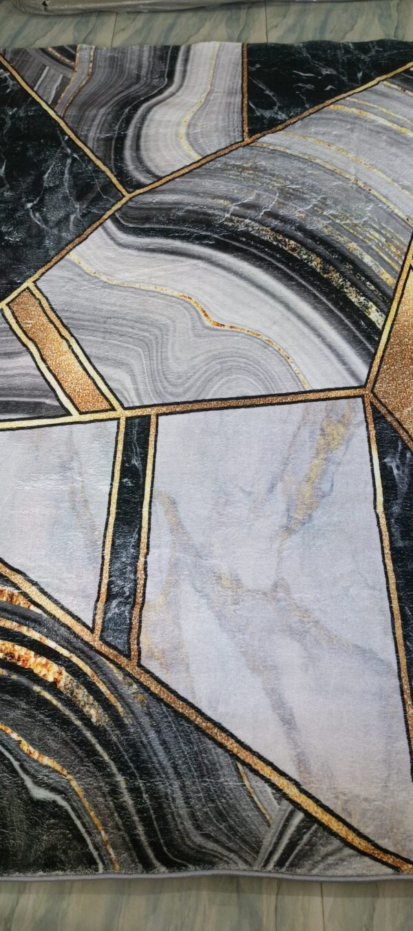 Marble Veins - Luxe Patterned Rug - Image 3