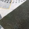 Solar Orbit - Modern Abstract Rug in Grey and Golden Circles - Image 9