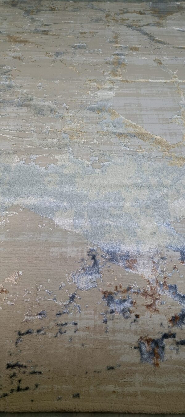 Desert Mirage Rug – Dusty Beige with Cloudy Grey Trails - Image 2