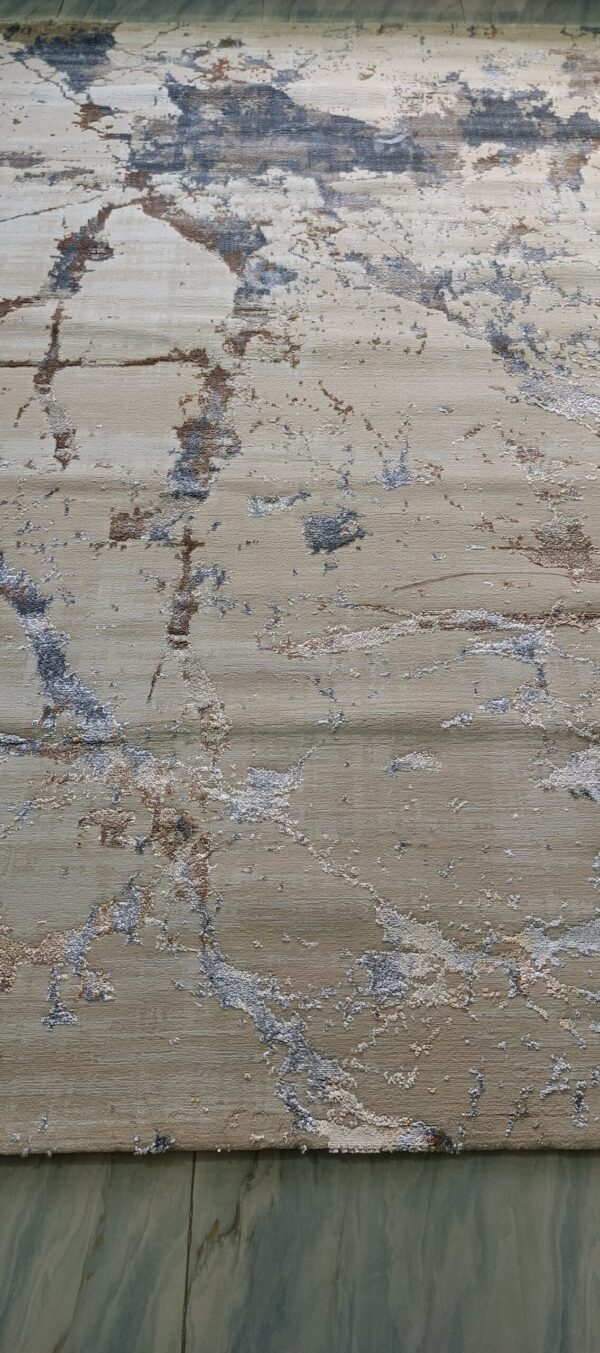Desert Mirage Rug – Dusty Beige with Cloudy Grey Trails - Image 7