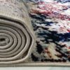 Storm Fade Rug - Deep Blue & Beige Abstract Texture - Image 11