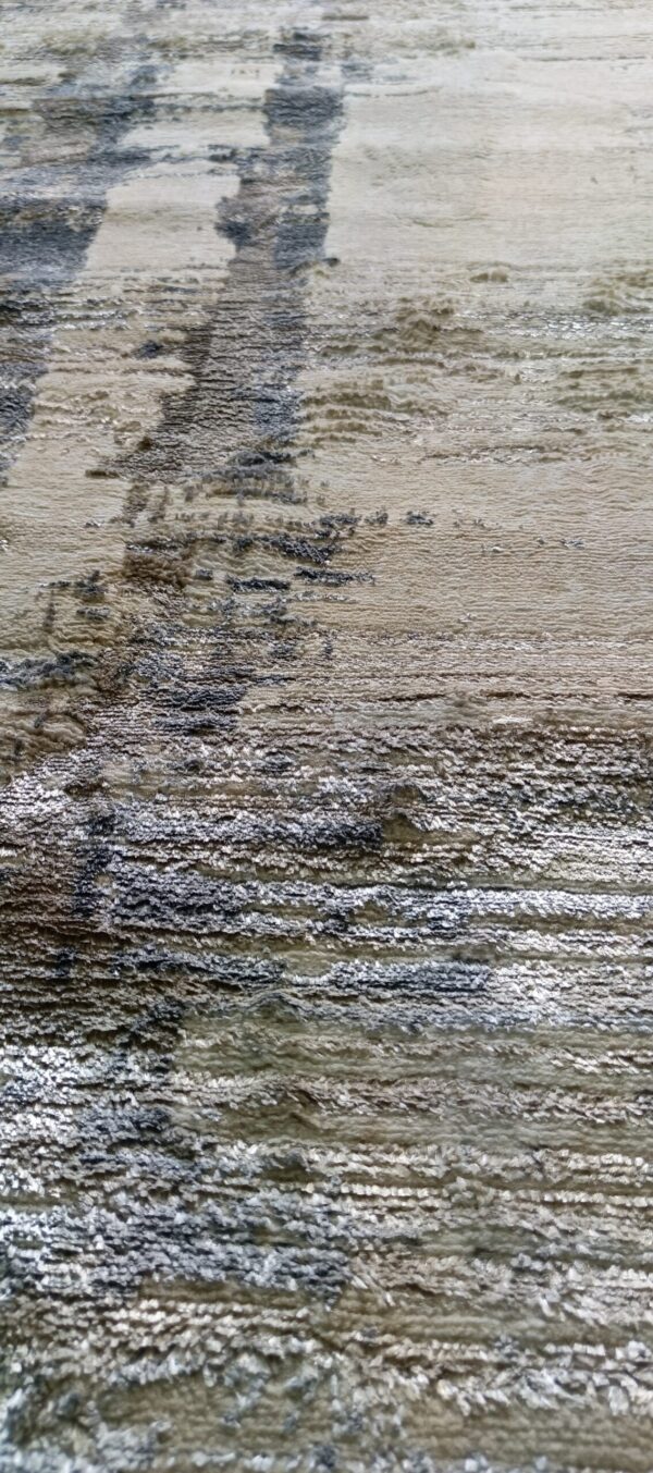 Desert Sand Mirage Duel-View Rug - Beige Base with Subtle Shiny Strokes - Image 8