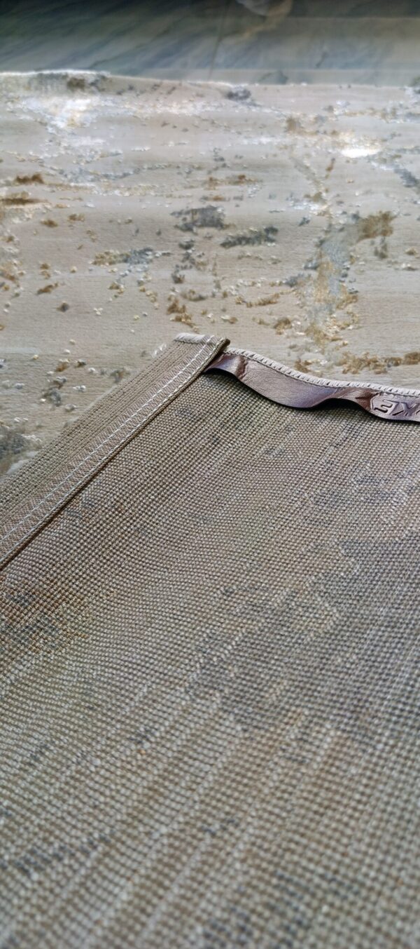 Desert Mirage Duel-View Rug – Dusty Beige with Cloudy Grey Trails - Image 8