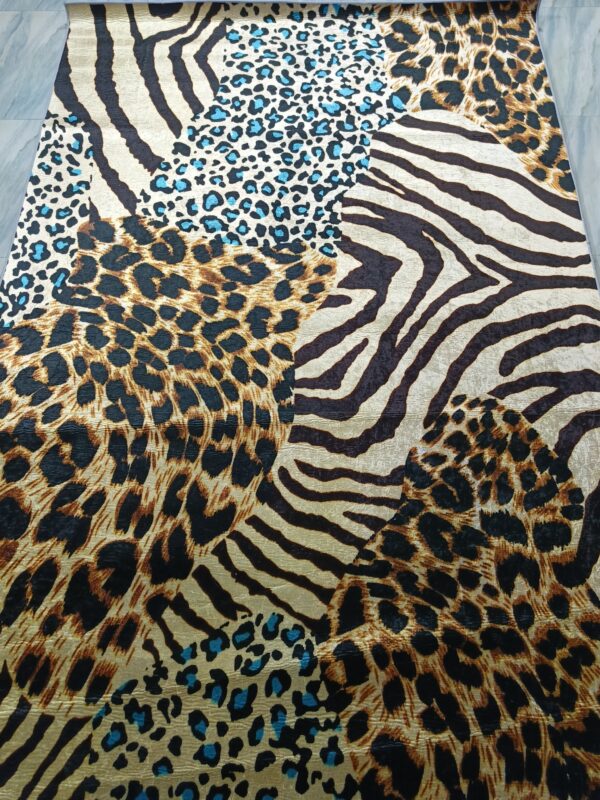 Savannah Wild – 6x9 Ft Animal Print Rug in Leopard, Zebra & Cheetah Mi - Image 7