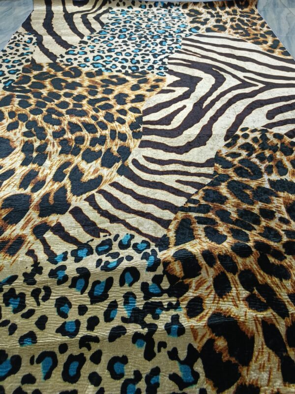 Savannah Wild – 6x9 Ft Animal Print Rug in Leopard, Zebra & Cheetah Mi - Image 8