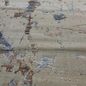Desert Mirage Rug – Dusty Beige with Cloudy Grey Trails