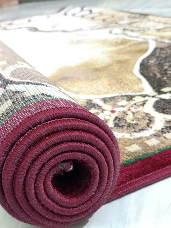 Earthbound Marble – 5x7 Ft Turkish Rug in Brown, Beige & Ivory - Image 2