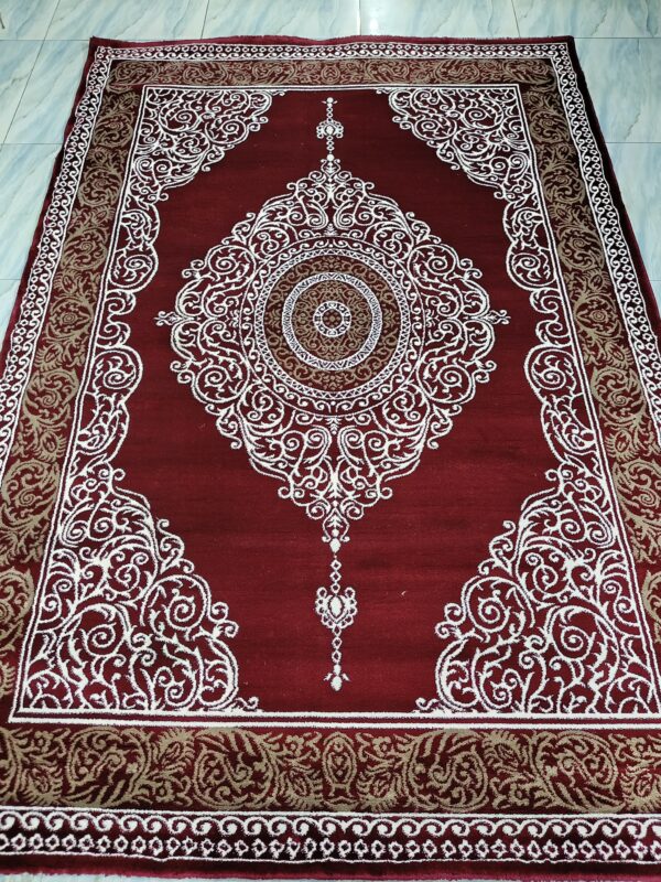 Majestic Red Medallion Rug – Premium Turkish Carpet | Statement Piece for Living Room, Drawing Space & Formal Corners - Image 9