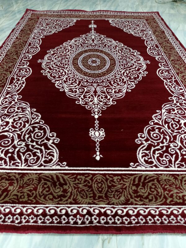 Majestic Red Medallion Rug – Premium Turkish Carpet | Statement Piece for Living Room, Drawing Space & Formal Corners - Image 8