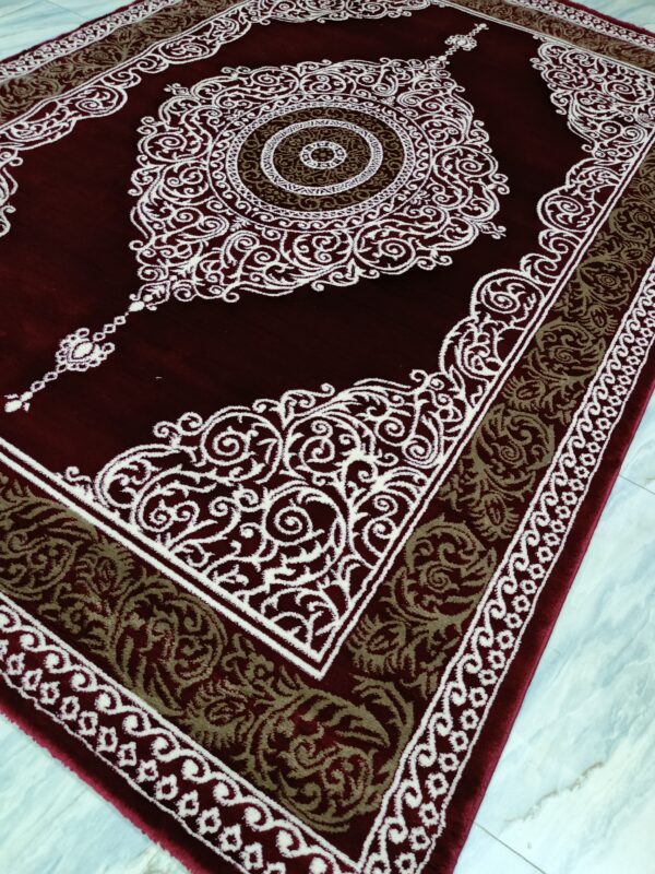 Majestic Red Medallion Rug – Premium Turkish Carpet | Statement Piece for Living Room, Drawing Space & Formal Corners - Image 7