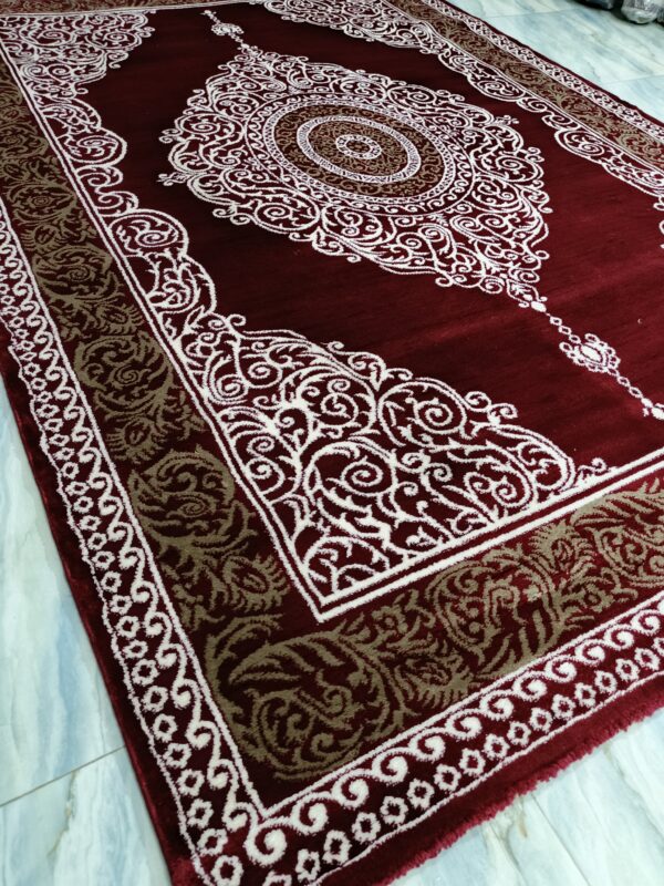 Majestic Red Medallion Rug – Premium Turkish Carpet | Statement Piece for Living Room, Drawing Space & Formal Corners - Image 6