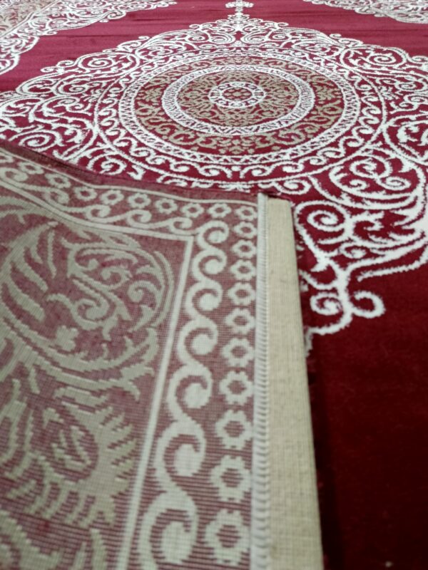 Majestic Red Medallion Rug – Premium Turkish Carpet | Statement Piece for Living Room, Drawing Space & Formal Corners - Image 2