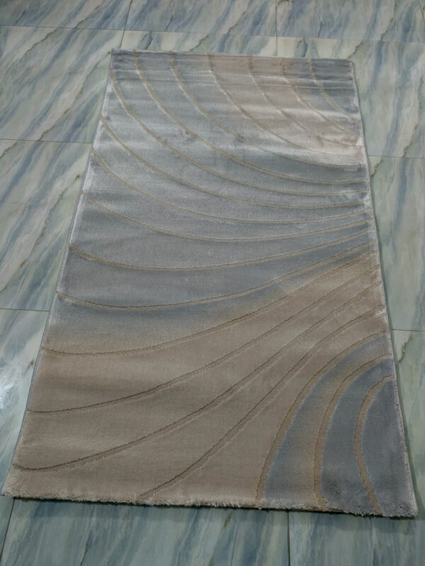Light Grey Swirl Turkish Rug – New Topkapi Soft Shiny Carpet for Bedroom, Living, and Entryway Corners - Image 12