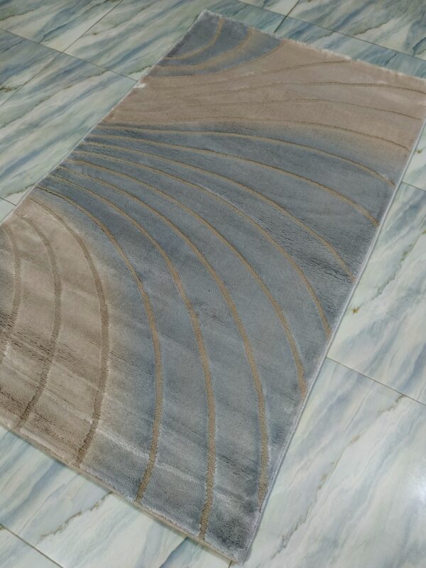 Light Grey Swirl Turkish Rug – New Topkapi Soft Shiny Carpet for Bedroom, Living, and Entryway Corners - Image 8