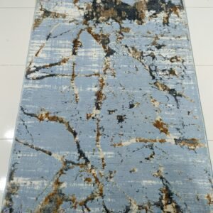 Shinny Carpet Abstract Blue Marble Rug – 4x6 ft Premium Turkish Modern Carpet for Living Room & Bedroom (Copy)