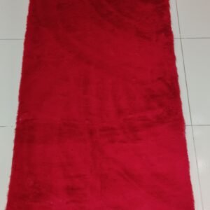 Rabit Shaggy Red Rug – Ultra Soft, Thick & Velvety Floor Carpet for Winter Comfort