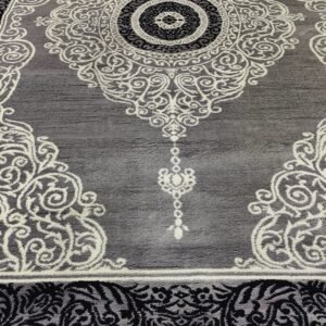 6x9 feet | Clearance | Turkish Classic Medallion Rug (TOPKAPI Collection) – Back-Side Stains & Usage Marks