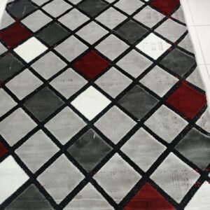 Clearance | Original Turkish Modern Diamond Rug – Minor Weaving / Thread Work Imperfection (5×7 ft)