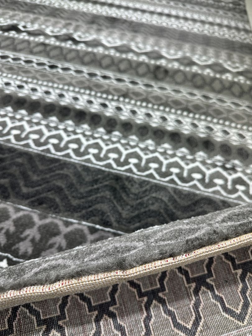 Obsidian Nomad | 6.5 × 9.5 ft Premium Turkish Rug | Tribal Geometric Design | Heavyweight Comfort - Image 5