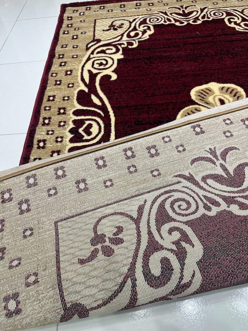 Maroon Sultan Crest – Persian-Inspired Turkish Carpet (120×180 cm | 4×6 ft) - Image 5