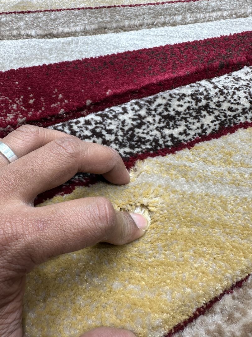 Crimson Flowstone – Topkapi Premium Turkish Abstract Rug (120×180 cm | 4×6 ft) - Image 4