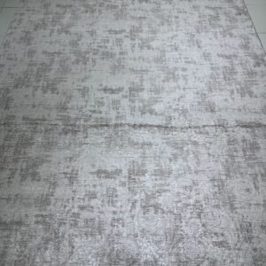 ELARA Soft Beige Textured Turkish Lightweight Rug – 6.5 × 9.5 ft Anti-Slip Minimal Luxury Carpet