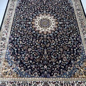 Royal Kashan Medallion – Premium Classic Carpet 5 × 7 ft | Ultra Soft 15mm Heavyweight Luxury Rug | Persian-Inspired Elegant Living Room Carpet