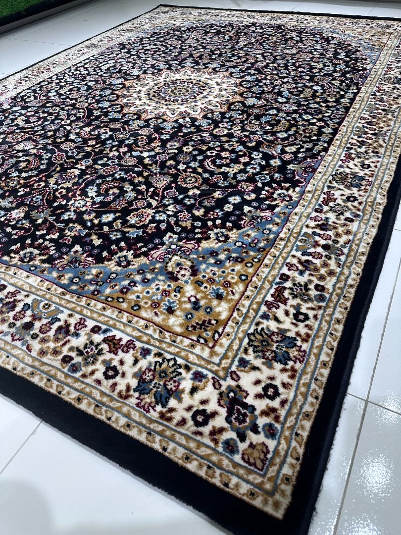 Royal Kashan Medallion – Premium Classic Carpet 5 × 7 ft | Ultra Soft 15mm Heavyweight Luxury Rug | Persian-Inspired Elegant Living Room Carpet - Image 2