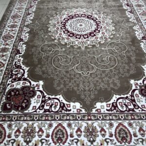 Royal Persian Medallion Carpet 8 × 11 ft – Heavy Premium Rug | Turkey Made | Classic Isfahan-Inspired Luxury Carpet