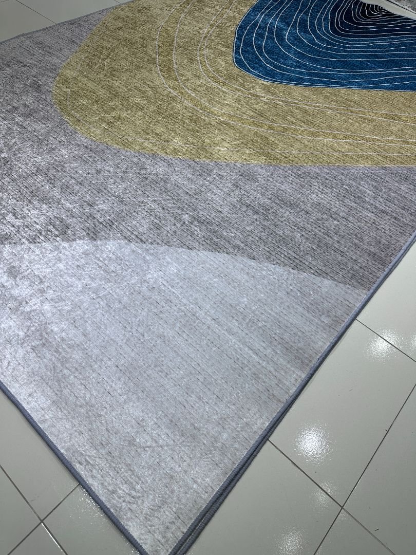 VELORA Modern Abstract Rug – 6 × 9 ft Premium China Carpet | Matte Finish, Durable Polyester, Easy Maintenance - Image 4