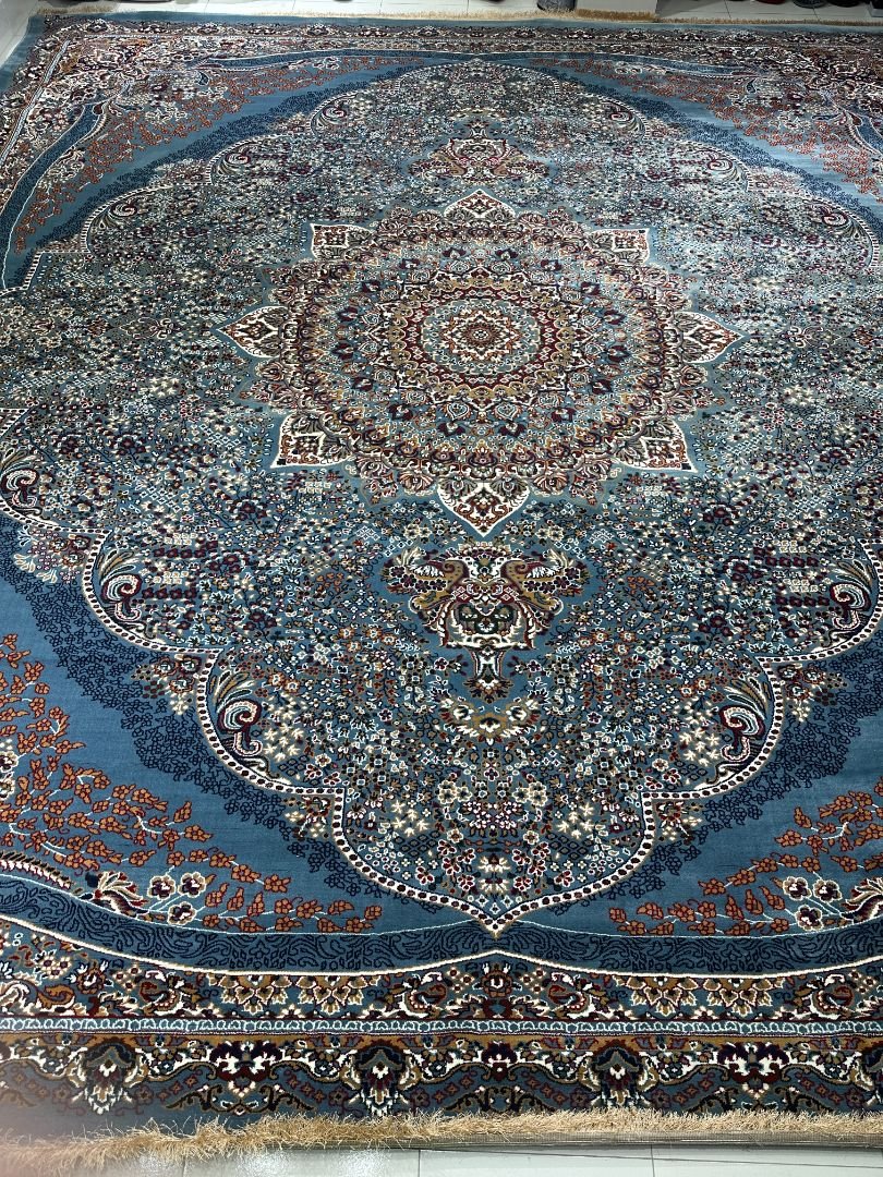 Premium Persian Elegance Carpet – 13×14 ft Rare Size | Extra Thick 15mm+ Soft Finish | Luxury Living Room Rug Made in Bangladesh