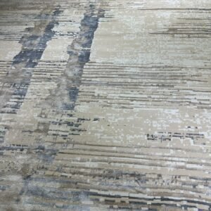 Luxury Dual Tone Shiny Carpet – 13×16 ft Rare Size | 15mm+ Thick Plush Rug | Premium Modern Statement Carpet
