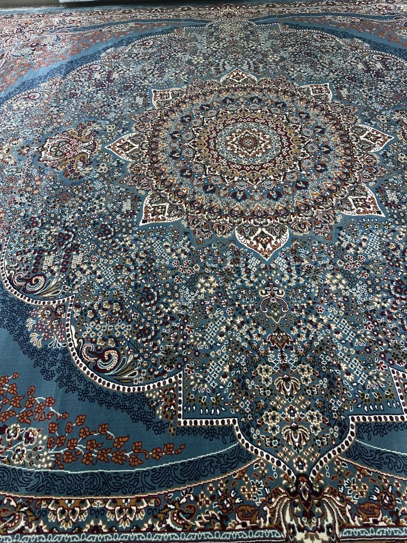 Premium Persian Elegance Carpet – 13×14 ft Rare Size | Extra Thick 15mm+ Soft Finish | Luxury Living Room Rug Made in Bangladesh - Image 3