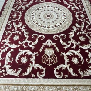 Royal Red Luxury Carpet – 9.5×12.5 ft | Premium Turkish Style Plush Rug | Elegant Statement Carpet for Living Room