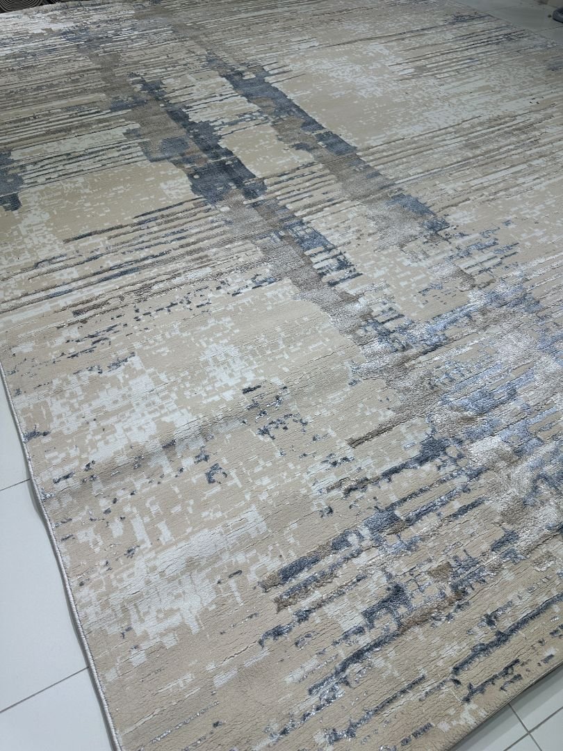 Modern Dual View Shiny Carpet – 10×13 ft | Abstract Luxury Plush Rug | Premium Contemporary Living Room Carpet - Image 2