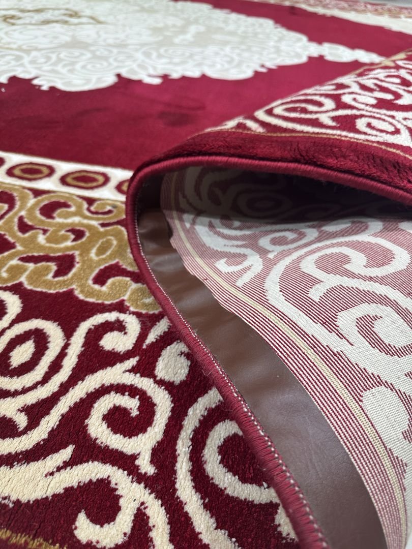 Royal Red Premium Carpet – 10×13 ft | Elegant Turkish Style Plush Rug | Luxury Statement Carpet for Living Room - Image 5