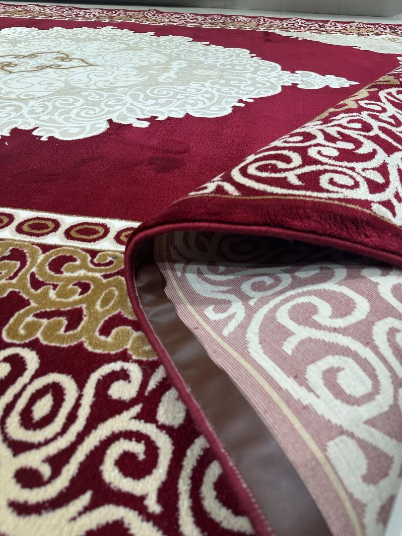 Royal Red Premium Carpet – 10×13 ft | Elegant Turkish Style Plush Rug | Luxury Statement Carpet for Living Room - Image 6