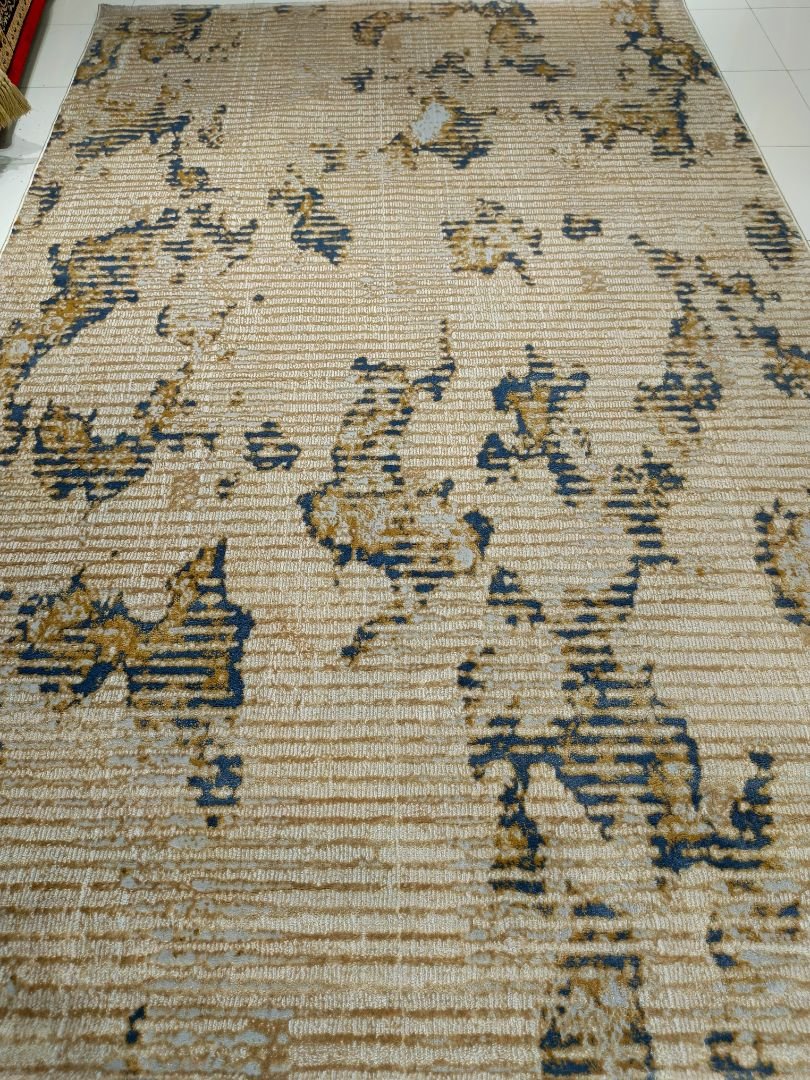 Azure Mirage Abstract Turkish Rug – 6.2×9.6 ft | Şehriyar