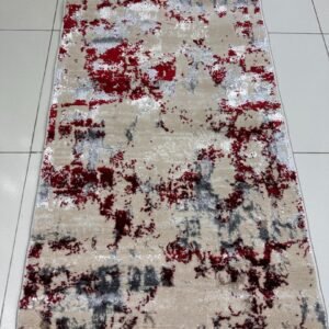 Ruby Canvas 3D Shiny Turkish Rug – 2×4 ft