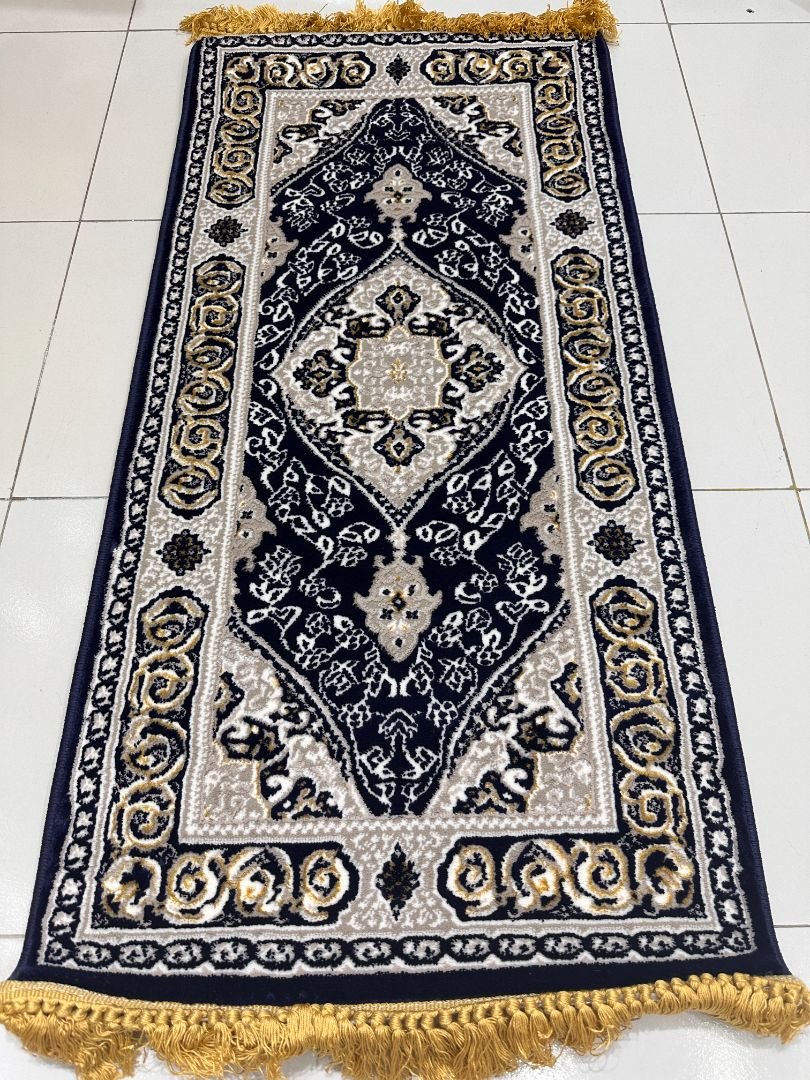 Navy Heritage Persian-Style Turkish Rug – 2×4 ft
