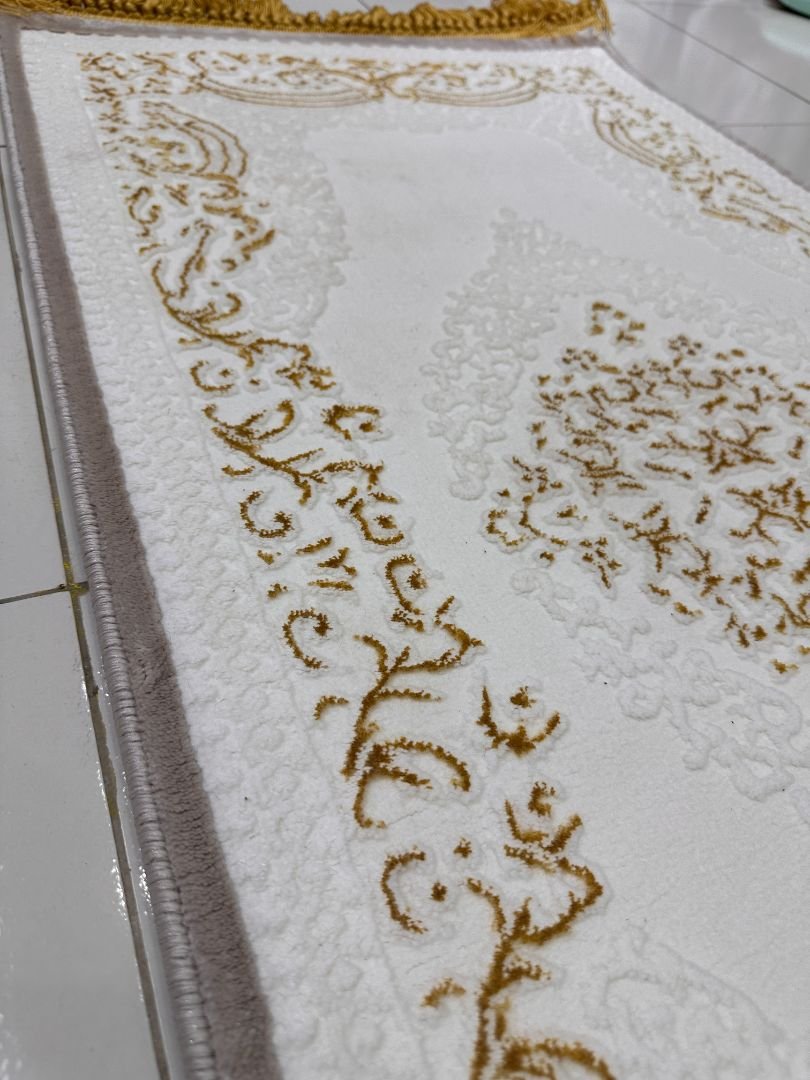 Ivory Palace Persian-Style Turkish Rug – 2×4 ft - Image 3