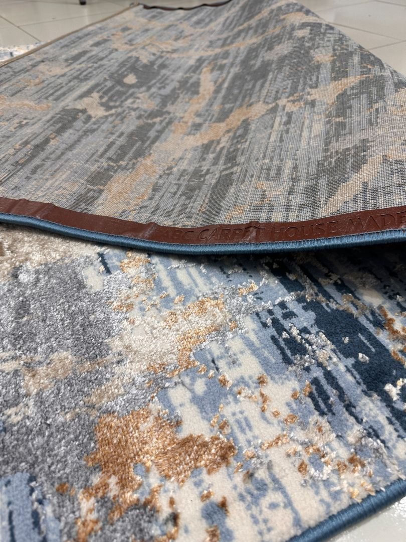 Midnight Glacier 3D Shiny Turkish Rug – 4×6 ft - Image 6