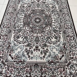 Tabriz Ivory Persian-Style Turkish Rug – 4×6 ft